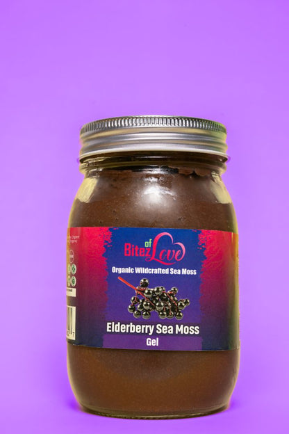 Bitez Wildcrafted Elderberry Sea Moss Gel