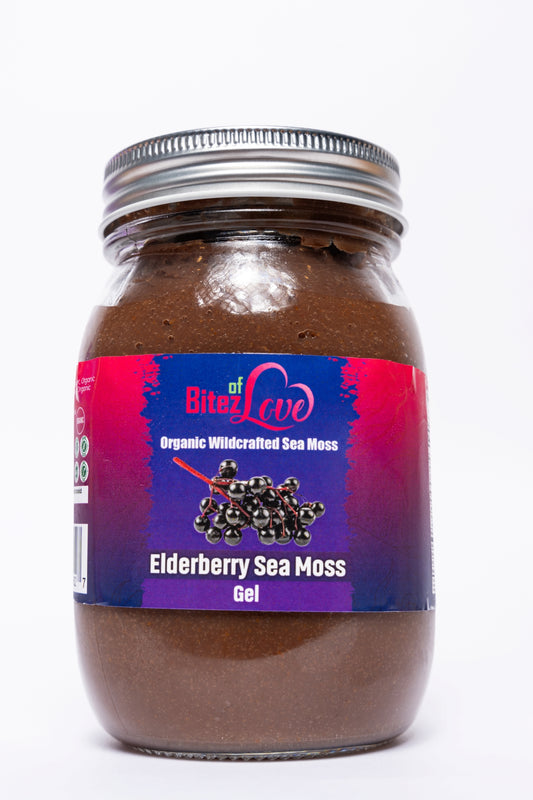 Bitez Wildcrafted Seamoss Gel w/Elderberry